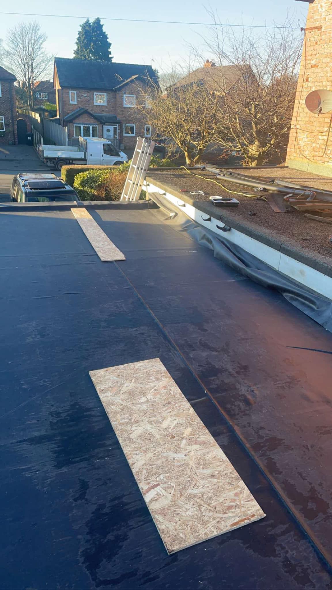 edpm flat roof repairs kent